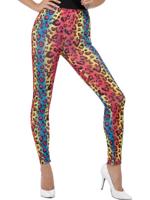 80&apos;s Legging neon luipaard print - thumbnail