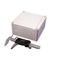 Hammond Electronics 1555NGY Universele behuizing 120 x 120 x 60 ABS Grijs 1 stuk(s) - thumbnail