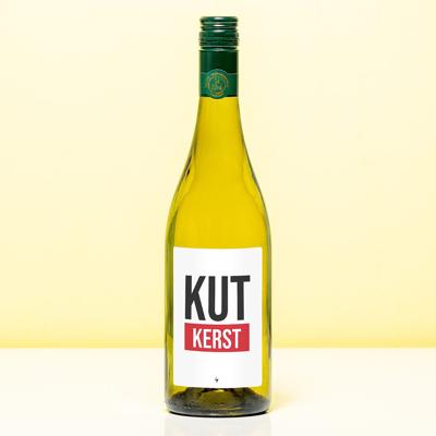 Wijnfles Kut Kerst - Wit (Sauvignon Blanc)