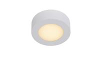 Lucide BRICE-LED - Plafonnière Badkamer - Ø 11,7 cm - LED Dimb. - 1x8W 3000K - IP44 - Wit - thumbnail
