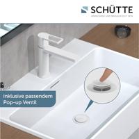 Schutte MANHATTAN Wastafelkraan | Mat Wit - 33018 - thumbnail