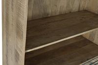 Planken DKD Home Decor Zwart Metaal Donkerbruin Mangohout 100 x 40 x 180 cm - thumbnail