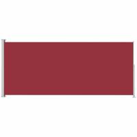 VidaXL Tuinscherm uittrekbaar 180x500 cm rood - thumbnail