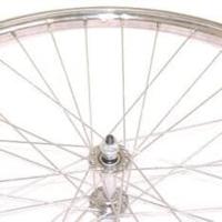 Roland voorwiel 28 x 1 3/8 hl32 alu velg rvs spk - thumbnail