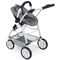 Combi-poppenwagen Emotion All in 1 - Grey Jeans - thumbnail