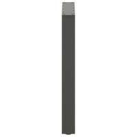 Eettafelpoten 2 st U-vormig 60x(72-73) cm staal antraciet - thumbnail