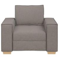 Sofa Stoel Taupe 60 cm Stof - thumbnail