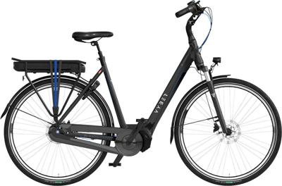 Vyber Ride E1 630Wh 28 Inch 49 cm Dames 7V Hydraulische schijfrem Zwart/Blauw Vyber Ride E1 630Wh 28 Inch 49 cm Dames 7V Hydraulische schijfrem Zwart/Blauw