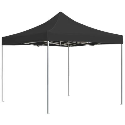 Partytent professioneel inklapbaar 2x2 m aluminium antraciet Partytent professioneel inklapbaar 2x2 m aluminium antraciet