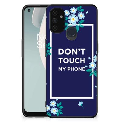 OnePlus Nord N100 | Telefoon Hoesje | Flowers Blue DTMP