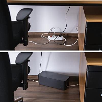 Hama 00221012 Kabelbox Kunststof Zwart (l x b x h) 156 x 40 x 135 mm 1 stuk(s)