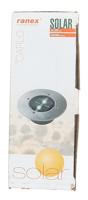 Ranex RA-5000197 Carlo Ronde Solar LED Grondspot RVS/Glas - thumbnail