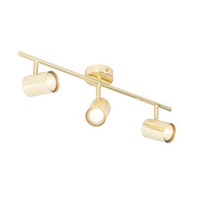 QAZQA Moderne plafondlamp messing 3-lichts verstelbaar - Jeana