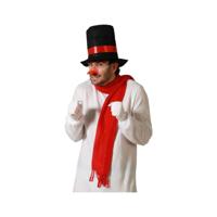 Kostuums voor Volwassenen Sneeuwpop Wit Één maat (4 Stuks) - thumbnail