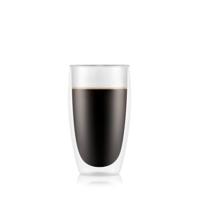 Bodum Dubbelwandige latte macchiato glazen Pavina - gepatenteerd ventiel - 450 ml - 6 stuks - thumbnail