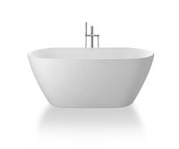 Vrijstaand Ligbad Duravit D-Neo 160x75x60 cm Zonder Overloop Mat Wit - thumbnail