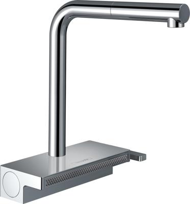 Hansgrohe Aquno Select M81 ééngreeps keukenkraan 250, uittrekbare uitloop, 2jet, sBox, chroom