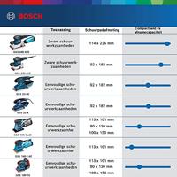 Bosch Blauw GSS 230 AVE Vlakschuurmachine | 184x92mm 300w - 0601292802 - thumbnail