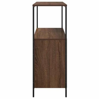 Badkamermeubel met planken 76,5x35x95 cm bruin eiken