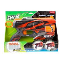 Toi-Toys Foam strikex afschietpistool six-shot cyclone met 12 foampijlen - thumbnail