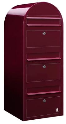 Bobi BrievenbusTrio 3005 Bordeauxrood - 01.01.06.05