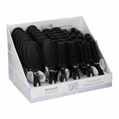 Ontwar Haarborstel Lifetime Touch of beauty Zwart