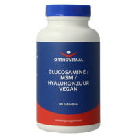 OrthoVitaal Glucosamine / MSM / Hyaluronzuur vegan 90 Tabletten - thumbnail