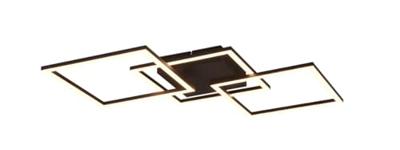 Trio Zwarte plafondlampTrail design - R64493132