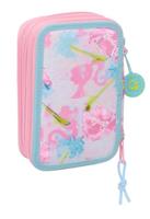 Schooletui met Accessoires Barbie Painterly Roze Hemelsblauw 12,5 x 19,5 x 5,5 cm 37 Onderdelen - thumbnail