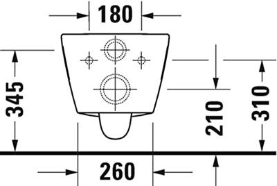 Toilet Duravit D-Neo Wand Rimless Diepspoel 54 cm Hoogglans Wit Duravit - thumbnail