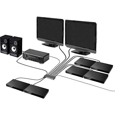 SpeaKa Professional 6 poorten HDMI-Matrix-switch Met Picture in Picture, Met afstandsbediening UHD 4K @ 60 Hz SpeaKa Professional 6 poorten HDMI-Matrix-switch Met Picture in Picture, Met afstandsbediening UHD 4K @ 60 Hz