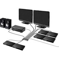 SpeaKa Professional 6 poorten HDMI-Matrix-switch Met Picture in Picture, Met afstandsbediening UHD 4K @ 60 Hz - thumbnail