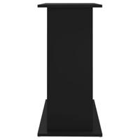 Aquariumstandaard 81x36x73 cm bewerkt hout zwart - thumbnail