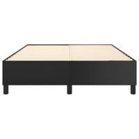 Boxspringframe kunstleer zwart 140x190 cm - thumbnail