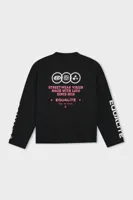 Equalité Universe Longsleeve T-Shirt Heren Zwart/Roze - Maat XS - Kleur: ZwartRoze | Soccerfanshop - thumbnail