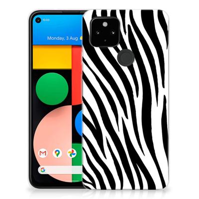 Google Pixel 4a 5G TPU Hoesje Zebra
