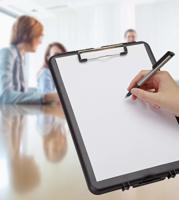 Klembordkoffer maul slim a4 staand opbergvak pp zw - thumbnail