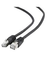 S/FTP Cat6A patchkabel LSZH, zwart 1 meter - thumbnail