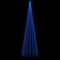 VidaXL Kegelkerstboom 1134 led&apos;s blauw 230x800 cm - thumbnail
