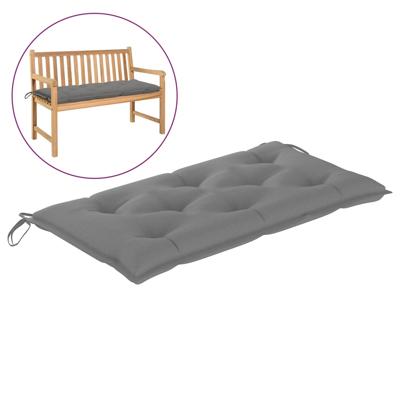 VidaXL Tuinbankkussen 100x50x7 cm oxford stof grijs