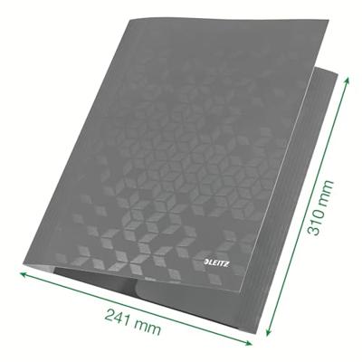 Leitz WOW elastomap met 3 kleppen, uit karton, A4, rood