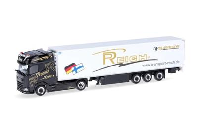 Herpa 318112 H0 Vrachtwagen DAF XG+ koelkoffer-zadeltrein „Reich” Herpa 318112 H0 Vrachtwagen DAF XG+ koelkoffer-zadeltrein „Reich”
