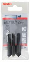 Bosch Accessoires 3-delige set conische verzinkboren 50 mm / 68 mm / 8; 10; 12 mm 3st - 2608596667 - thumbnail