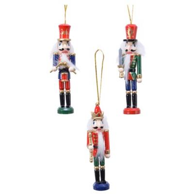 Ornament hout l4b3h13 cm notenkraker a3 KSD - Ksd