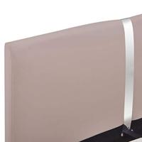 Bedframe kunstleer cappuccino 140x200 cm - thumbnail
