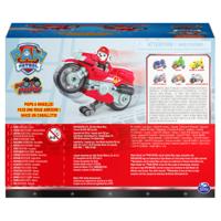 PAW Patrol , Moto Pups Marshall Deluxe terugtrekmotor met wheelie-functie en figuur - thumbnail