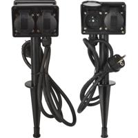 Tuinstekkerdoos outdoor 2+2 - thumbnail