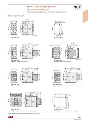 ABB AF16-30-10-13 Schakelaar 1x NO, 4x NO 100 V 18 A 1 stuk(s)