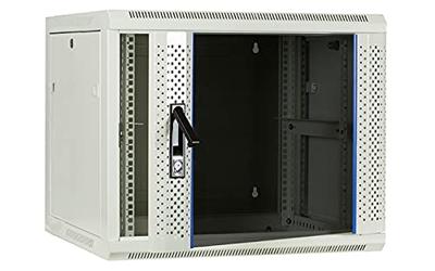DSI 9U witte wandkast met glazen deur - DS6609W server rack
