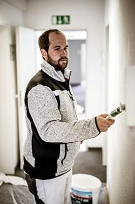 NITRAS SAFETY Nitras softshelljas "motion tex plus" knitted softshell jacket. motion tex plus gray